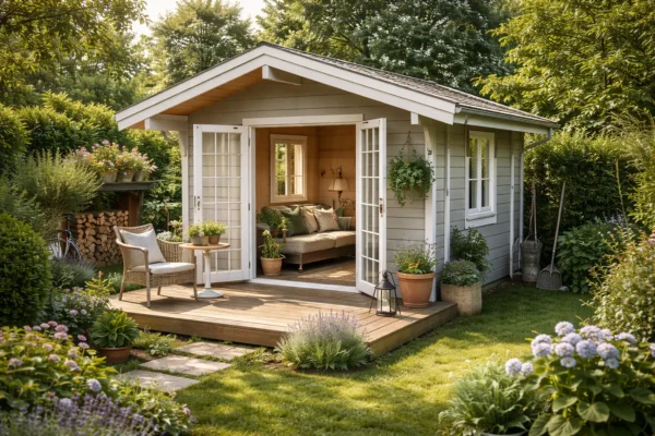 Att skaffa en friggebod ger fler möjligheter i trädgården